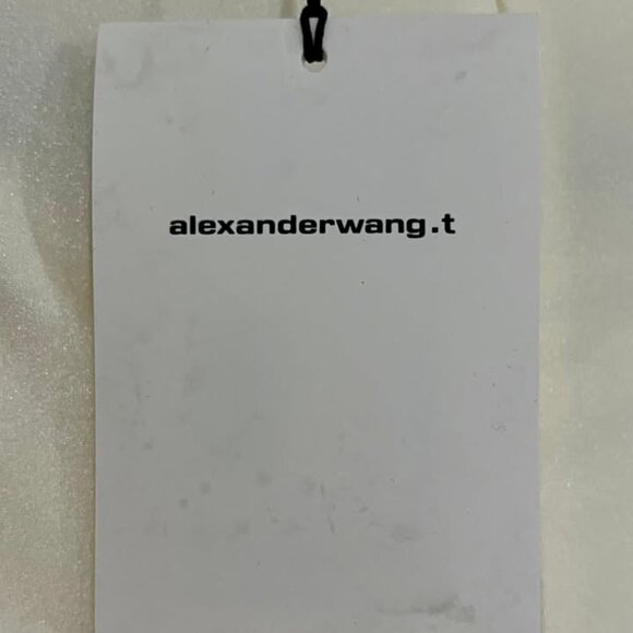 Alexander Wang Mock Neck Ruched Bodycon Dress - Vintage White NEW WITH TAGS - Picture 4 of 6